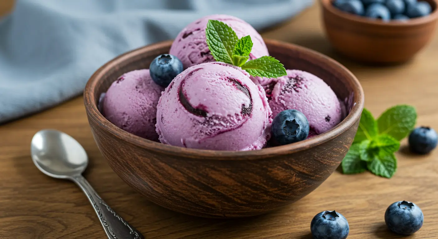 Blueberry Ice Cream Recipe