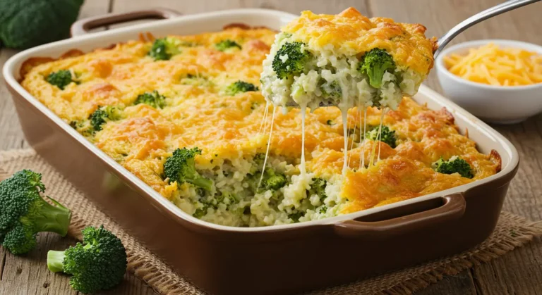 Broccoli rice casserole