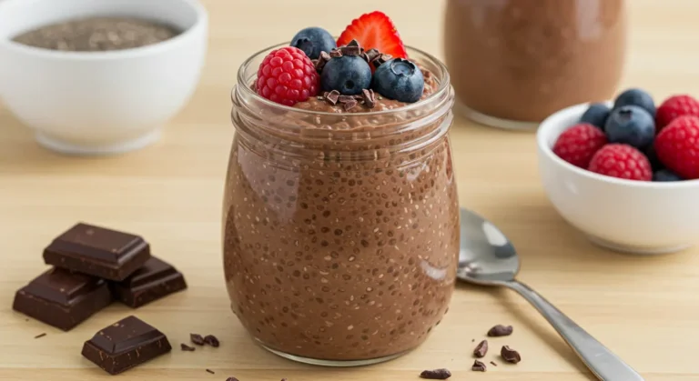 Chocolate chia pudding