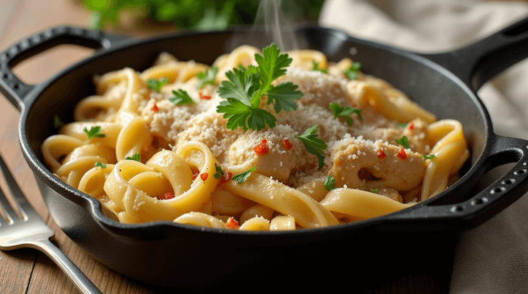 Garlic Parmesan Chicken Pasta