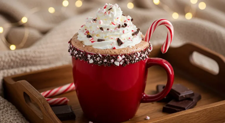 Peppermint hot chocolate