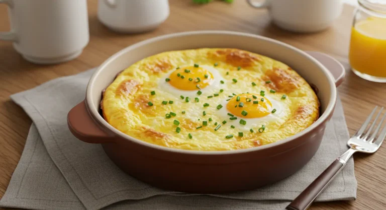 baked cottage cheese eggs