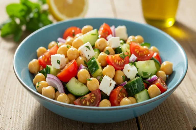 chickpea cucumber salad