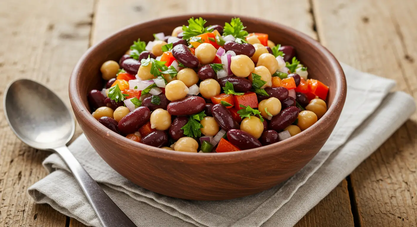 dense bean salad