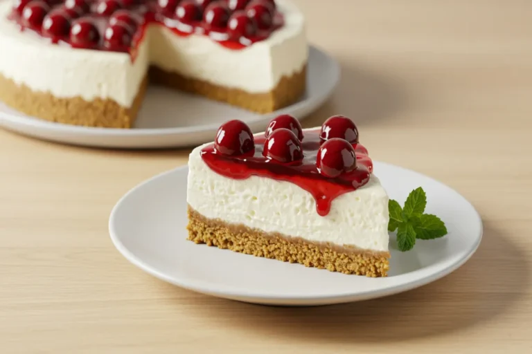 no bake cherry cheesecake