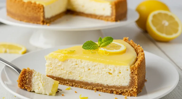no bake lemon cheesecake