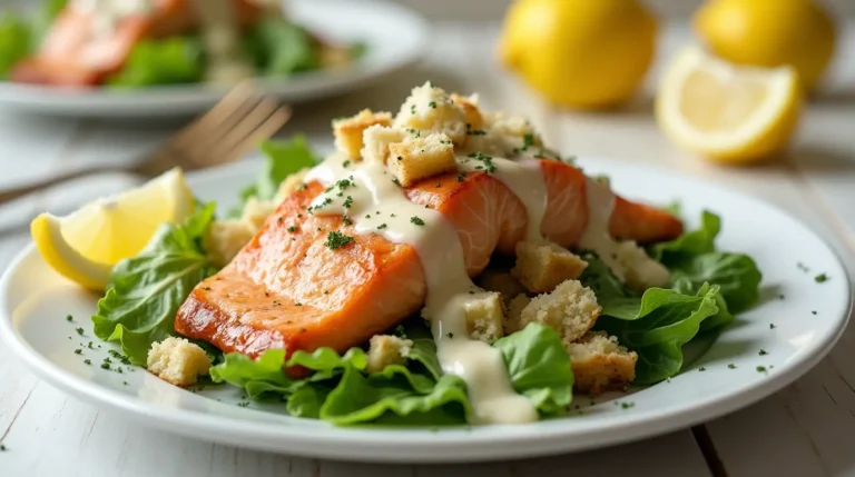 salmon caesar salad