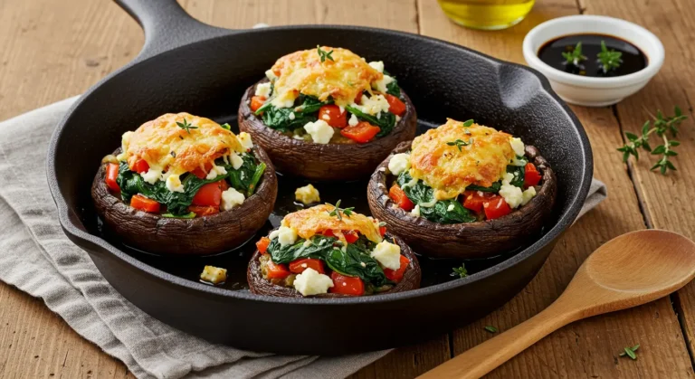 stuffed portobello mushrooms