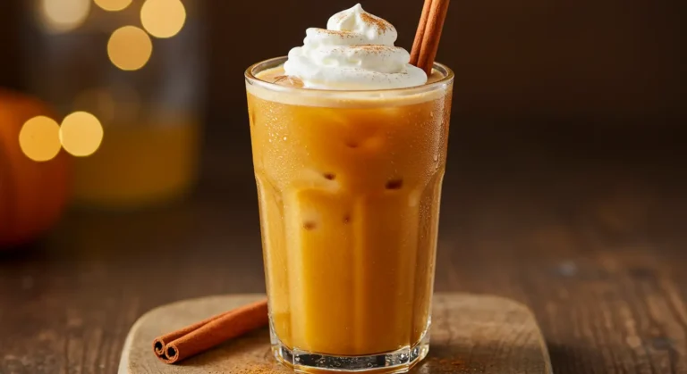 iced pumpkin spice latte