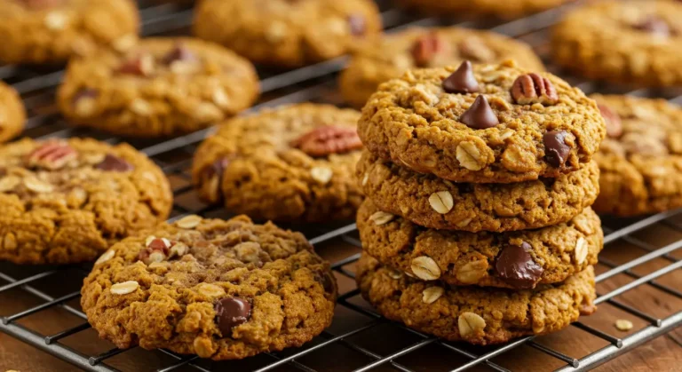 pumpkin oatmeal cookies
