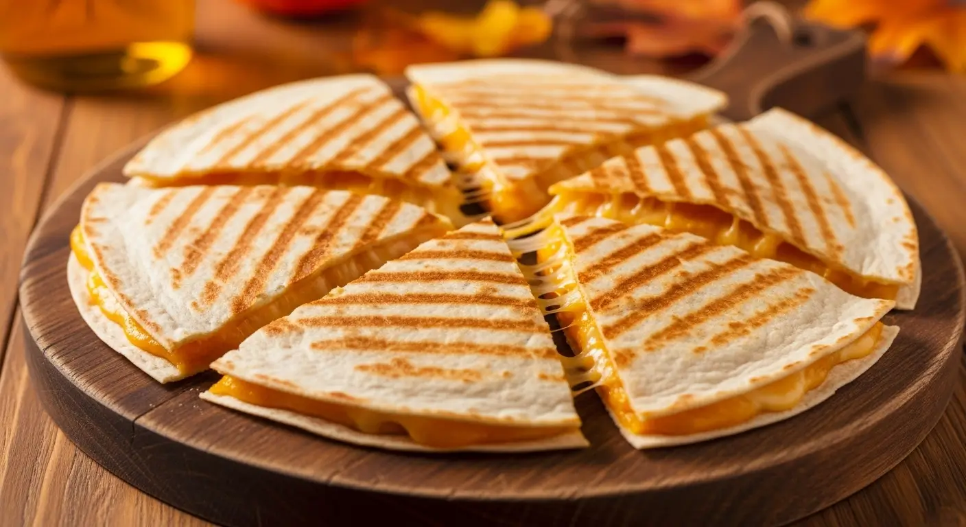 Cheesy Pumpkin Quesadillas