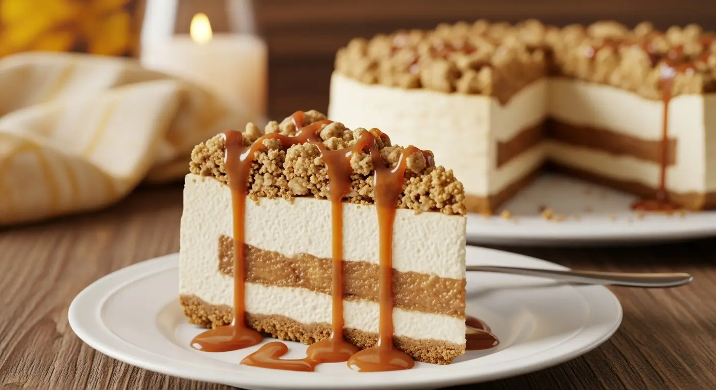 apple crisp cheesecake