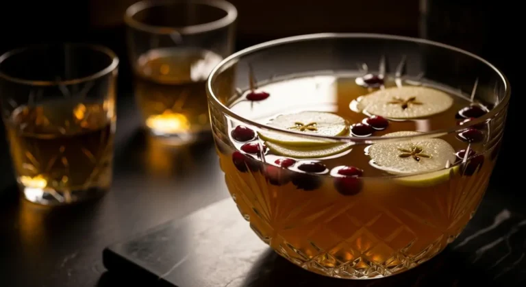 bourbon apple cider punch