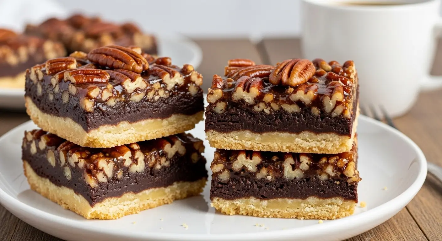 chocolate pecan pie bars