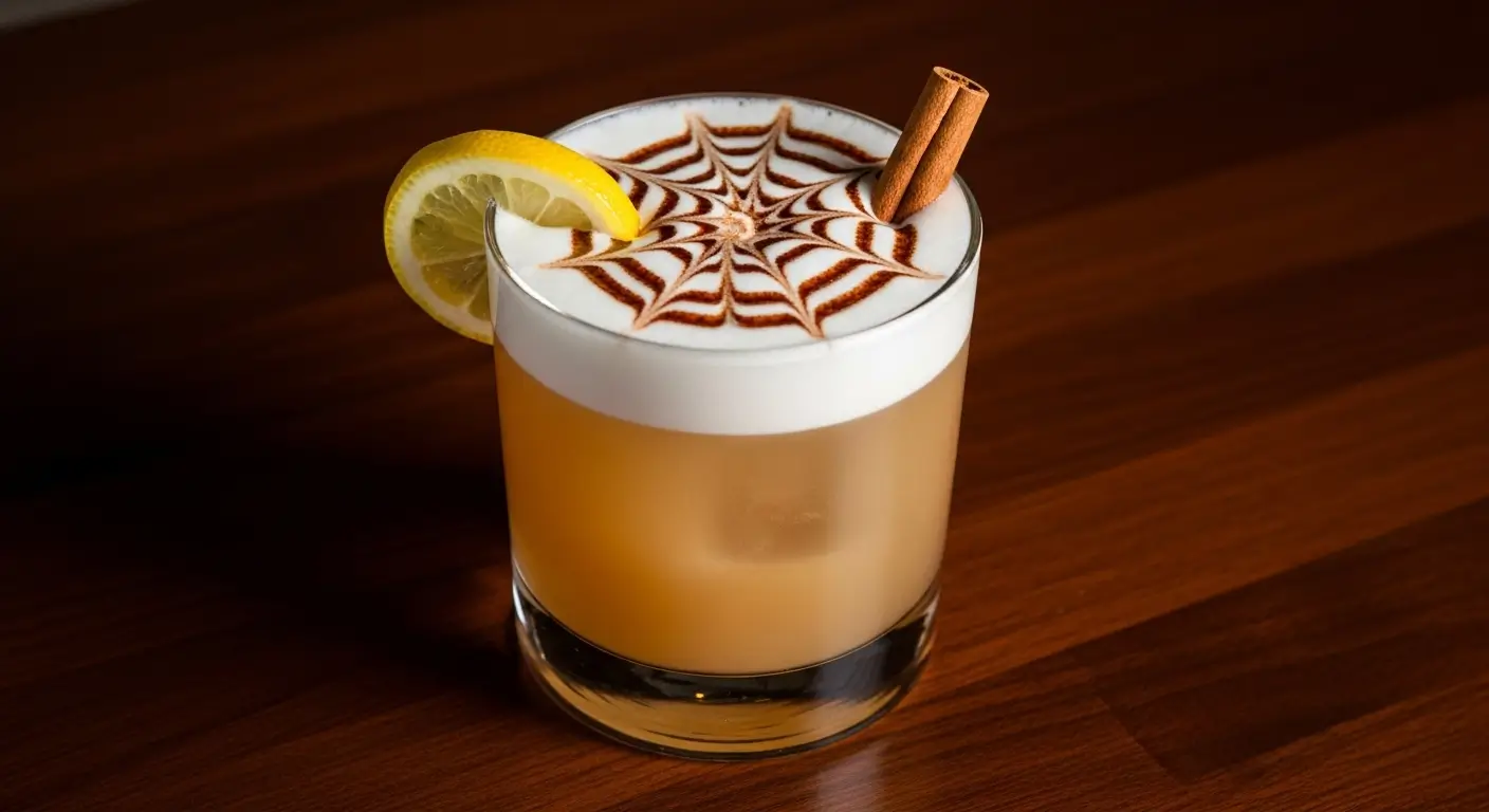 cinnamon whiskey sour