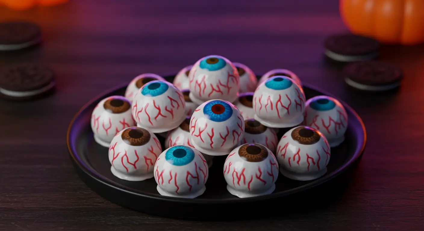 oreo truffle eyeballs