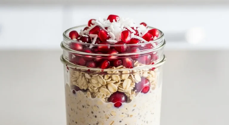 Christmas overnight oats