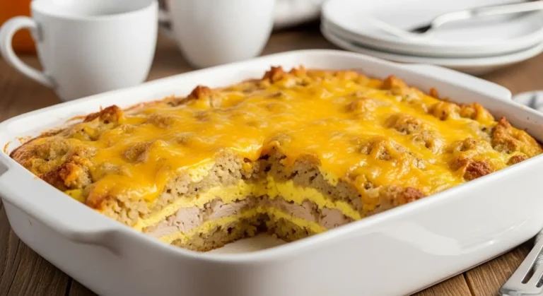 Thanksgiving Leftovers Breakfast Casserole