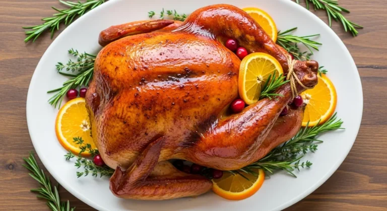 cranberry orange glazed turkey