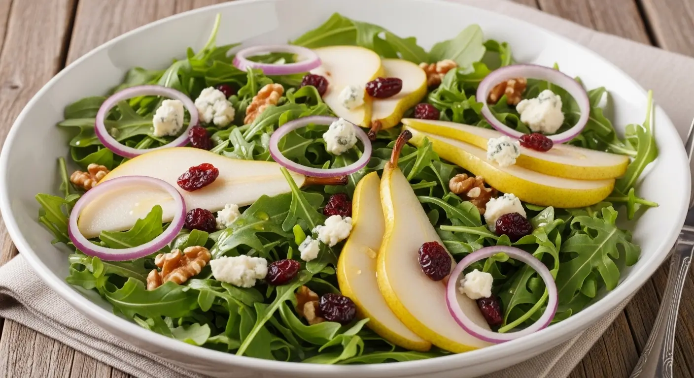pear and arugula salad