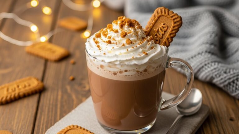 Biscoff hot chocolate Recipe