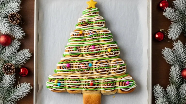 Christmas tree cinnamon rolls