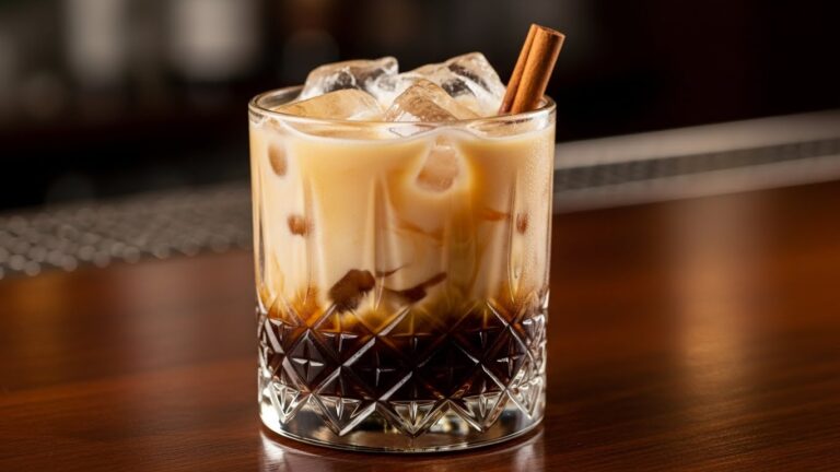 eggnog white russian cocktail