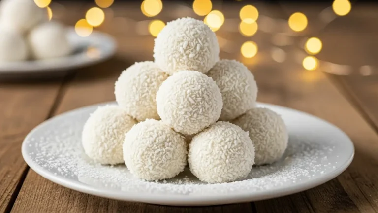 no bake snowball treats 1