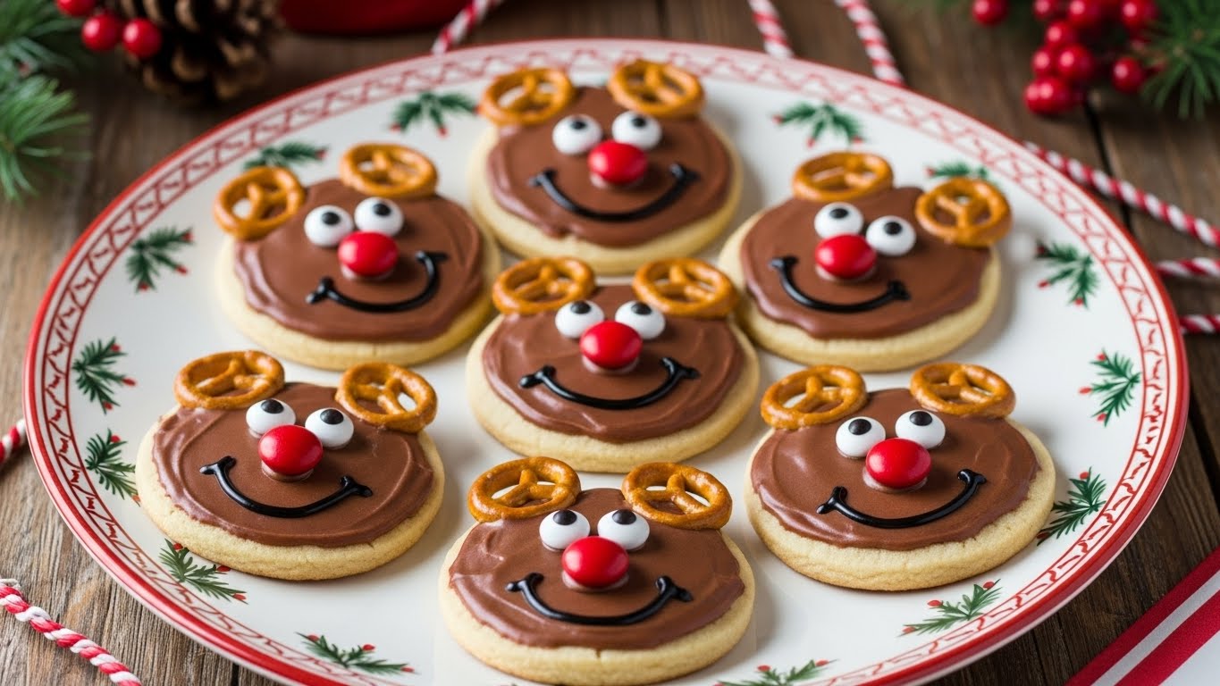 reindeer Christmas cookies